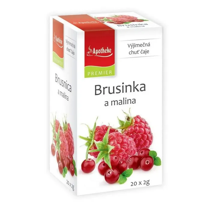 Apotheke Premier Brusinka a malina 20x2 g